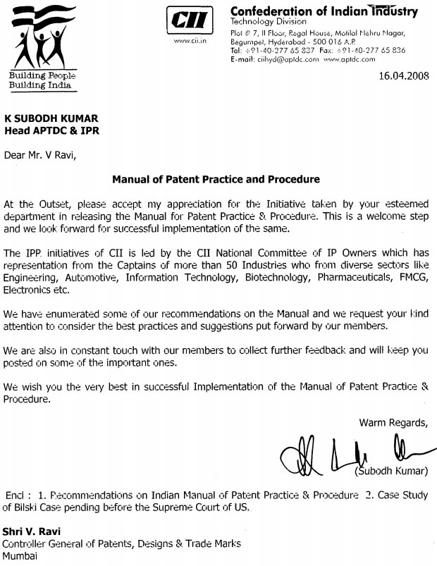 CII_Patent-Manual
